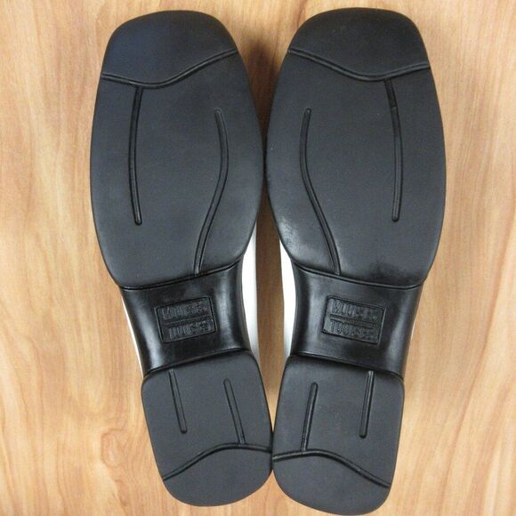 MOOTSIES TOOTSIES 80s 90s White Leather Loafers Womens Sz 8.5 Royal #500077‎ Y2K - Picture 9 of 11